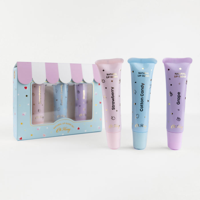 Oh-Flossy-Kids-Natural-Makeup-Lip-gloss-trio-set02