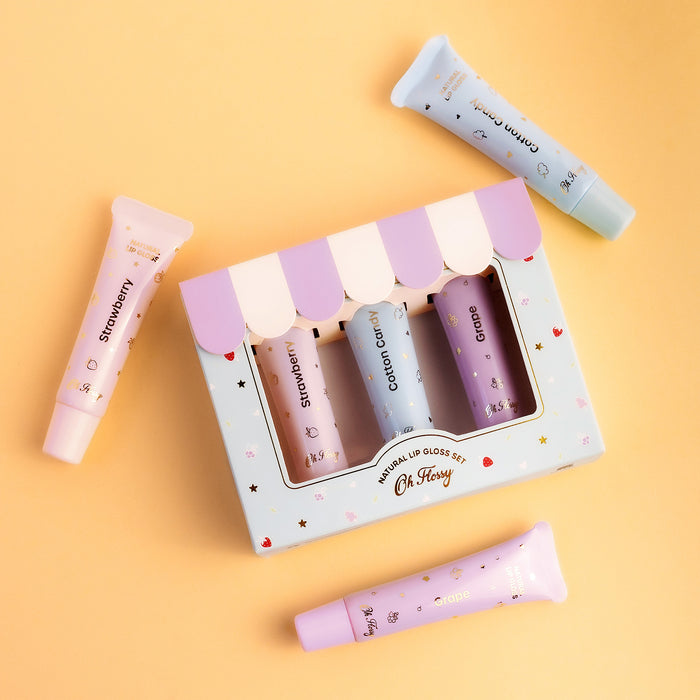 Oh-Flossy-Kids-Natural-Lip-gloss-Set