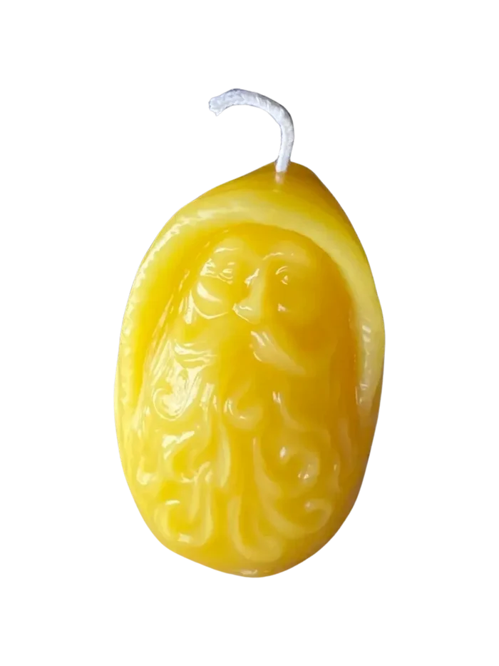 Old Man Winter 100% Beeswax Candle