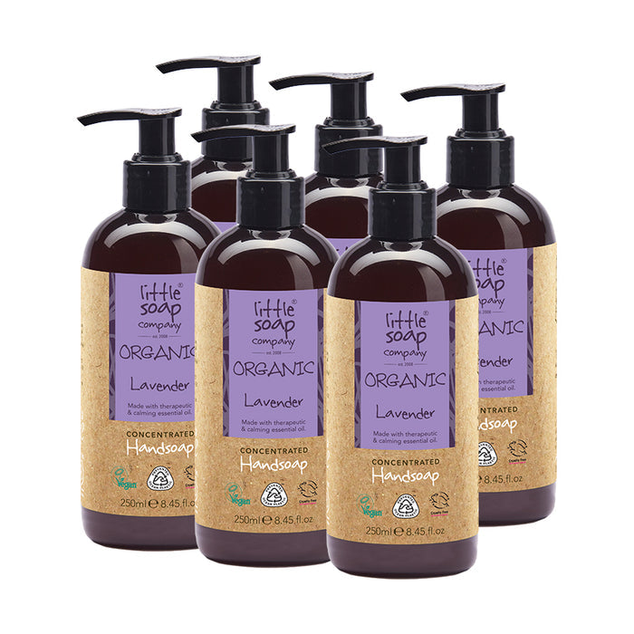 Organic Pure Lavender Liquid Soap 250ml - Case of 6