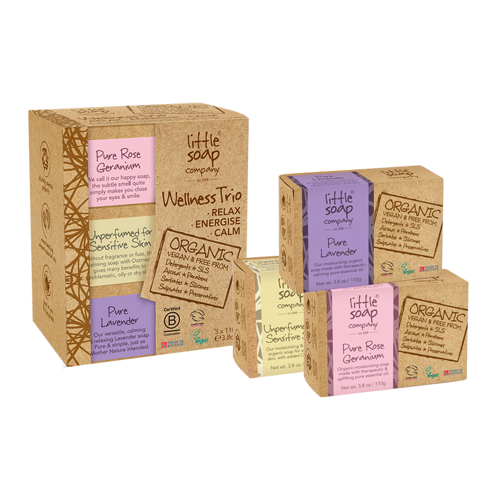 Organic Wellness Trio Gift Pack - 3 x 110g