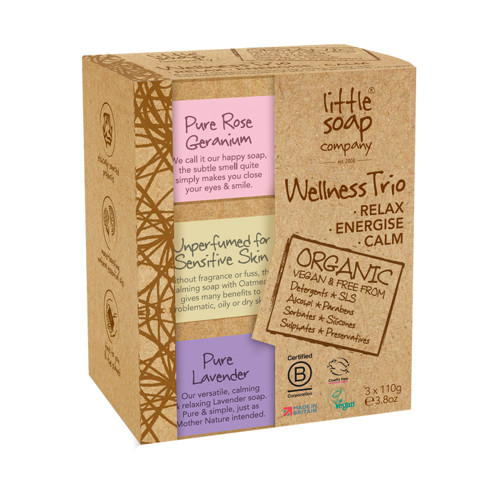 Organic Wellness Trio Gift Pack - 3 x 110g