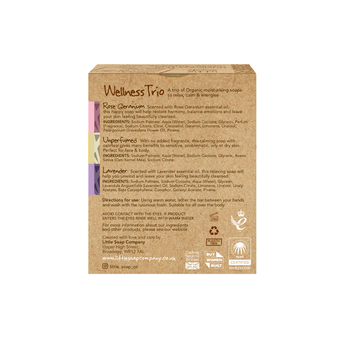 Organic Wellness Trio Gift Pack - 3 x 110g