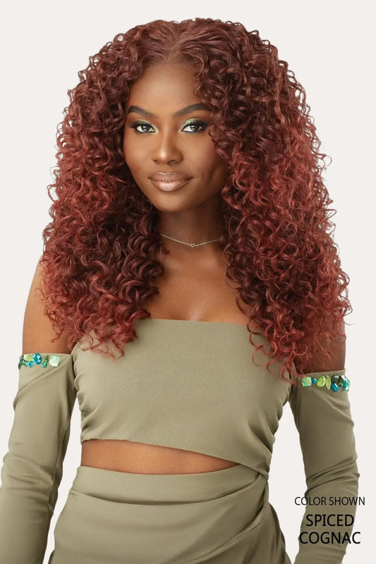 OUTRE 6X5 PRE-CUT LACE CLOSURE WIG - DOMINICAN CURLY 22" OUTRE