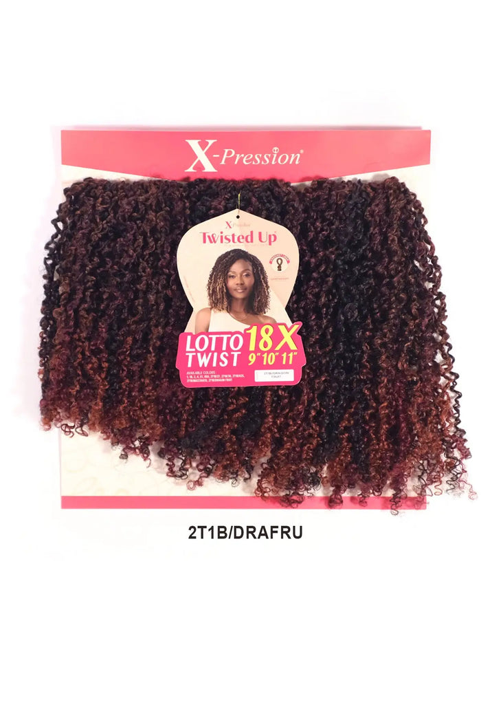 OUTRE X-PRESSION TWISTED UP 18X LOTTO TWIST 9"10"11" OUTRE