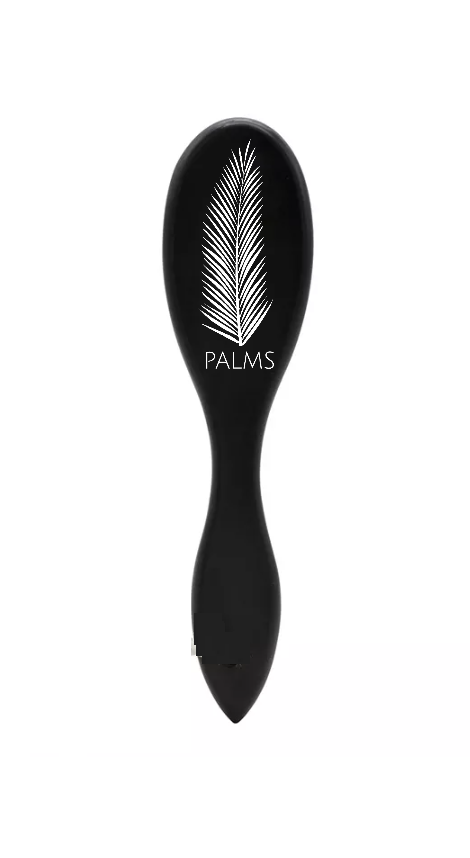 Palms Barber Fade Brush - Soft Natural Fiber and Wooden Handle - Palms Fashion Inc.