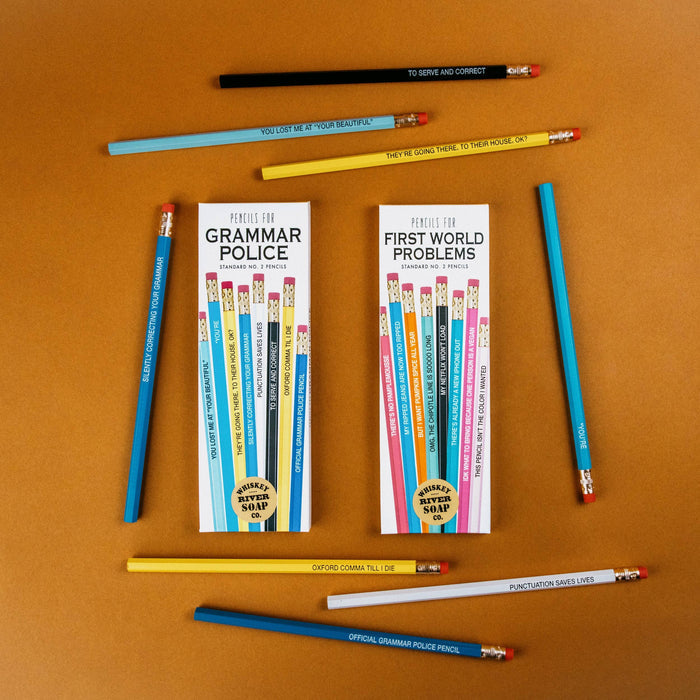 Pencils for Grammar Police Original Package | Funny Pencils