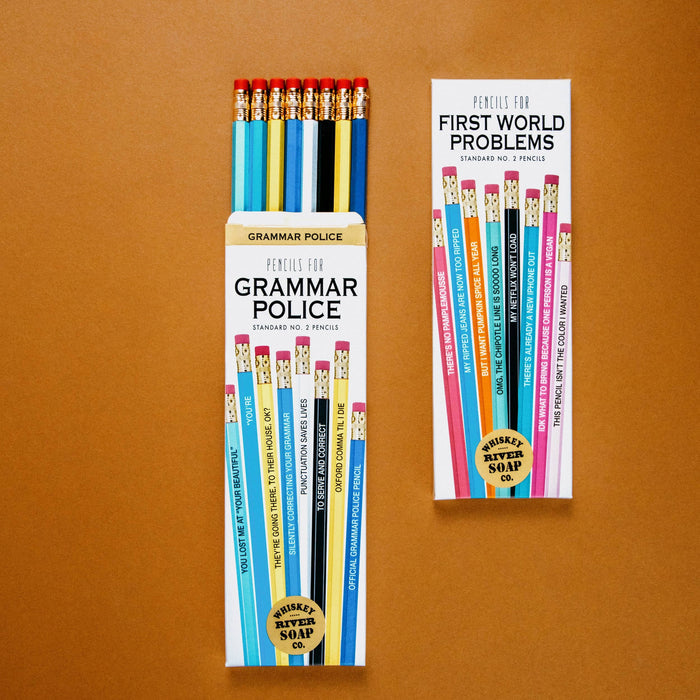 Pencils for Grammar Police Original Package | Funny Pencils