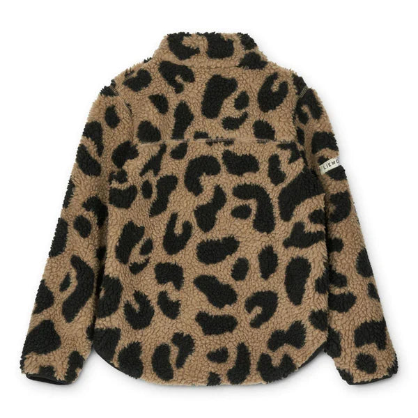 Liewood - Pile Jacket - Nolan - Mega Leo/Oat Mix - Back