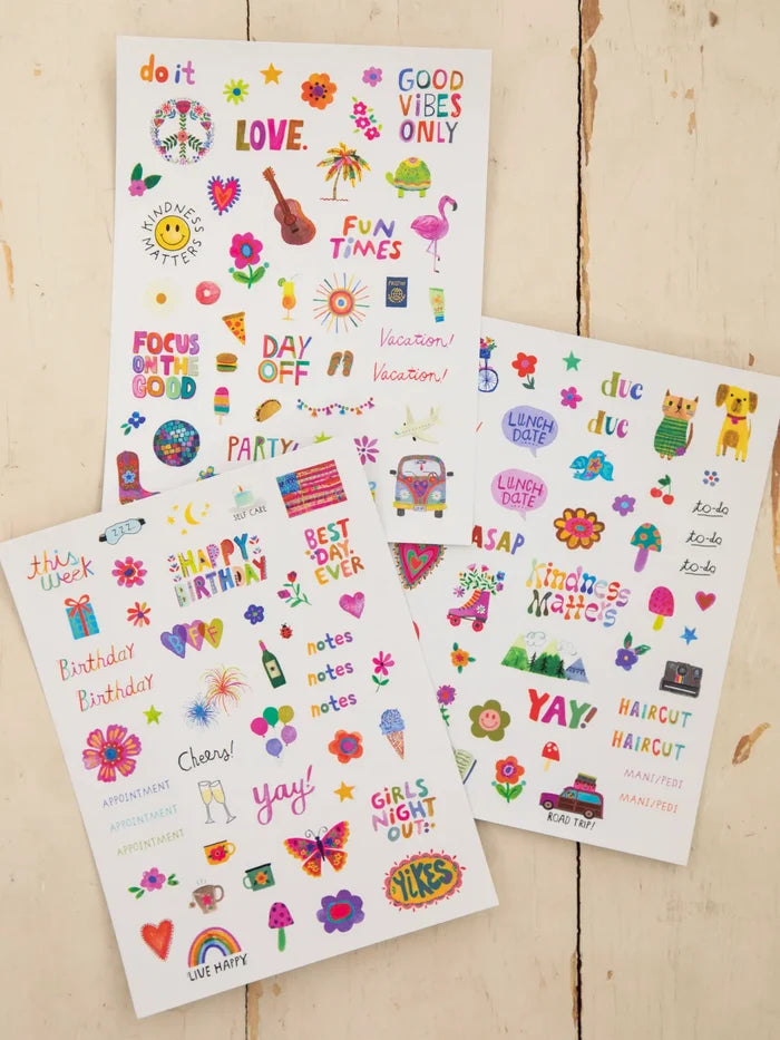 Planner Sticker Set, Set of 3 - Multi-view 2