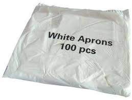 PPE Disposable Aprons for Adults White - Tulipa Hair & Beauty