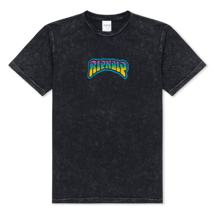 RIPNDIP Psychedelic Garden Tee (Black Mineral Wash)