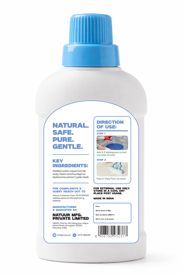 PURESTEP ™ | Floor Cleaner | Macrocarpal™ Eucalyptus | Lemon | Neem Purifies | Protects | Deodorises
