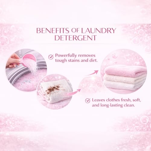 PUREWASH | Natural Laundry Detergent Powder | For Top Load Machines | Plant Surfactants | Baking Soda | Lemon | Clean | Soft | Fresh