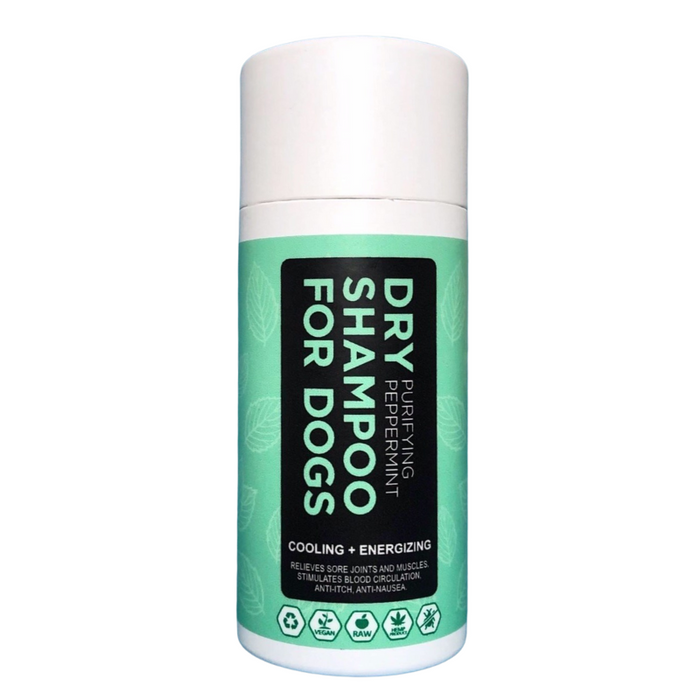 FurScents Purifying Peppermint Waterless Dry Shampoo for Dogs sifter