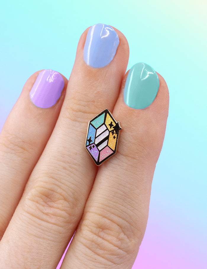 Rainbow Gem Pins