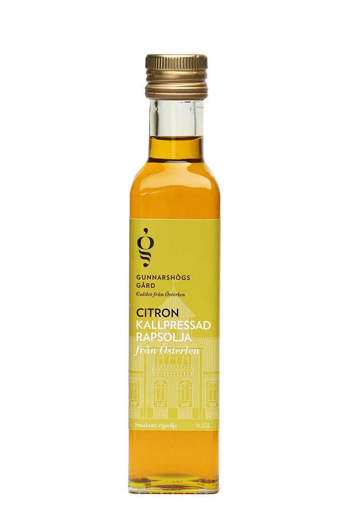 Rapsolja från Rapsodine med en smak av Citron KRAV-märkt, 250 ml