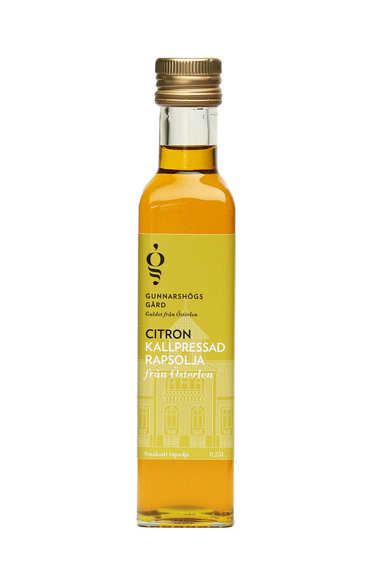 Rapsolja från Rapsodine med en smak av Citron KRAV-märkt, 250 ml