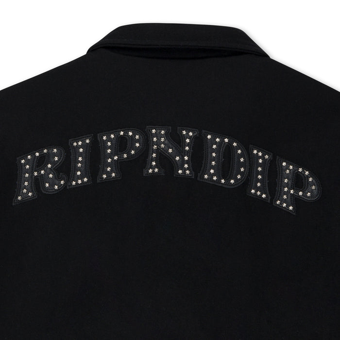 RIPNDIP Rari Varsity Jacket (Black)