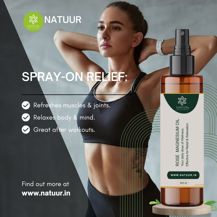 Rose Magnesium Oil | Magnesium bath flakes | rose water | Relax | Replenish | Restore