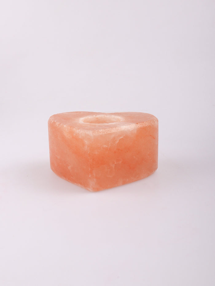 Salt Tea Light Holder | Heart-Image 2