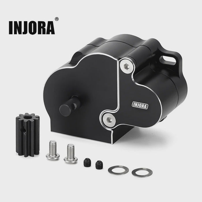 SCX10-2-14 INJORA CNC Aluminum Complete Transmission Gearbox for 1/10 SCX10 SCX10 II