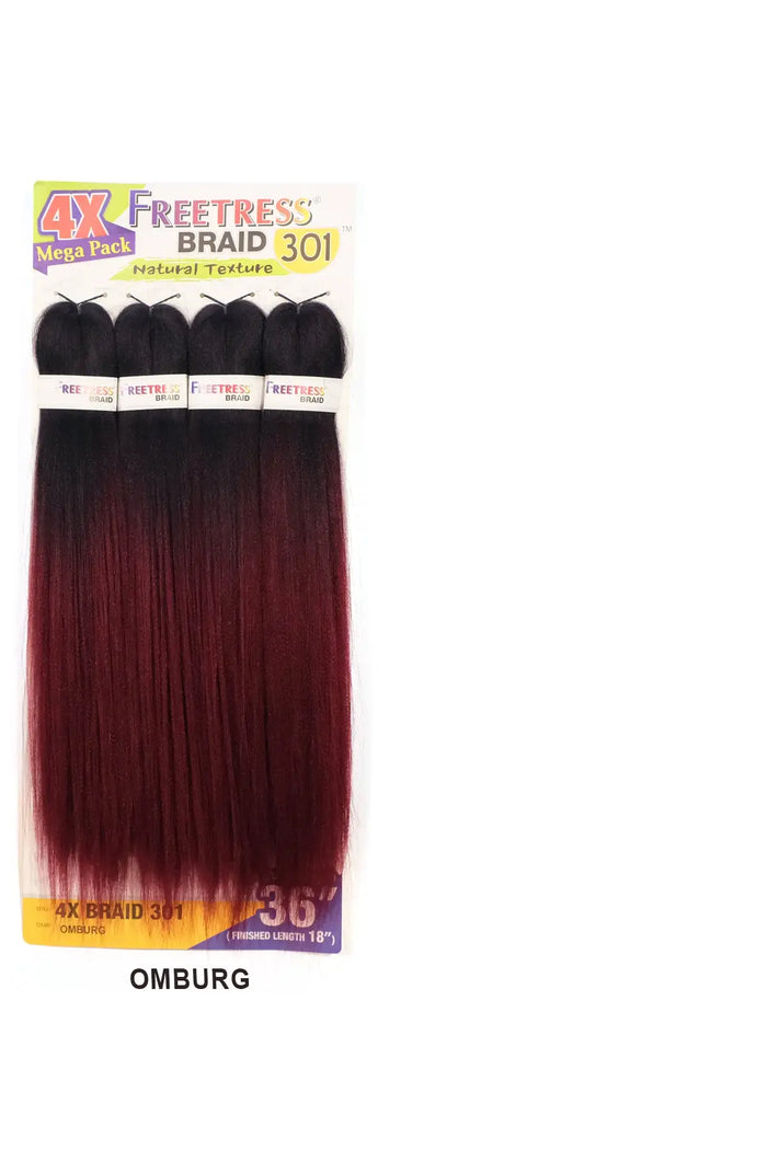 SHAKE N GO FREETRESS 4X MEGA PACK BRAID 301 SHAKE N GO