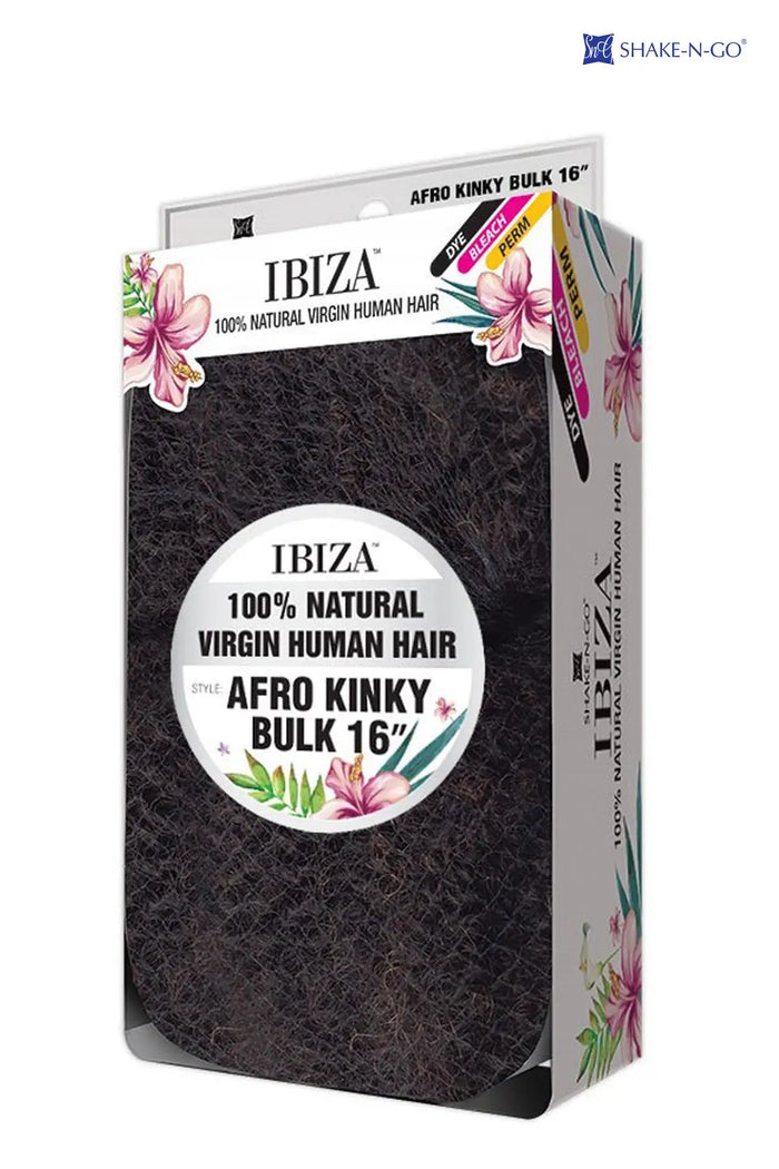 SHAKE N GO VIRGIN HUMAN HAIR IBIZA AFRO KINKY BULK 16" - BSW BEAUTY CANADA