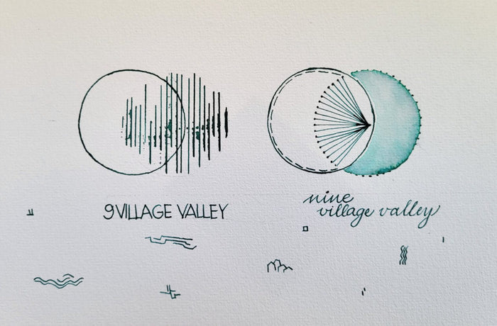 Shanghai Stationary Ink - 9 Village Valley - 50ml