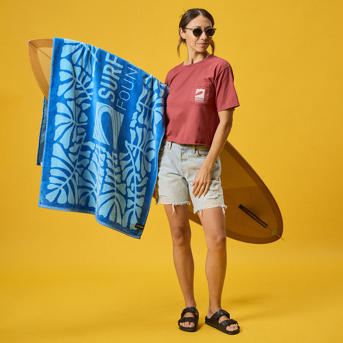 Shorebreak Woven Beach Towel