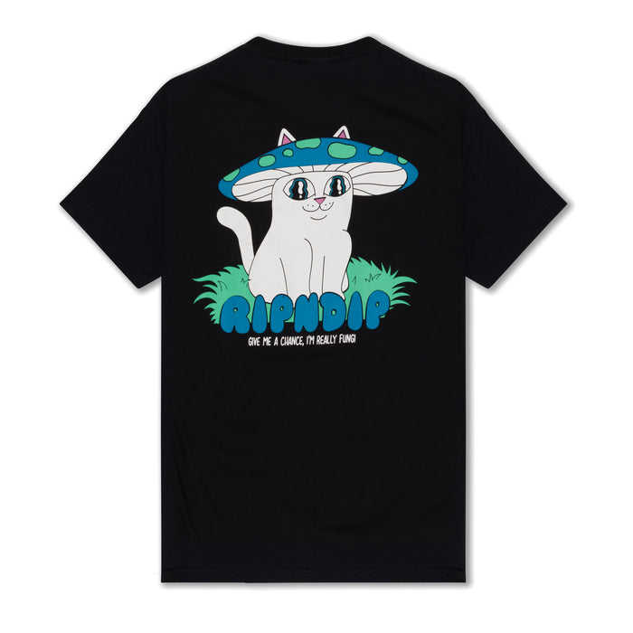 RIPNDIP Shroom Cat Tee (Black)