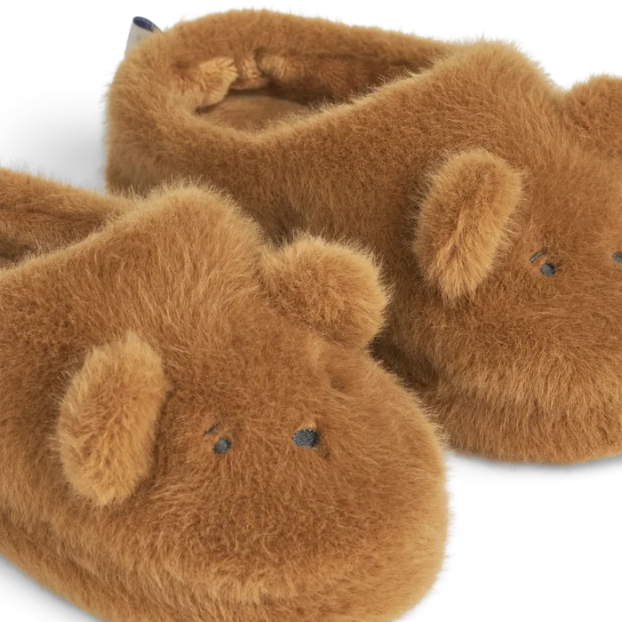Liewood - Slippers - Aviaja - Bear/Golden Caramel - Close Look