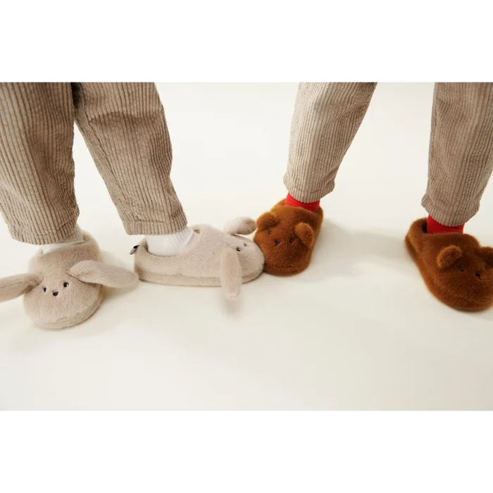 Liewood - Slippers - Aviaja - Bear/Golden Caramel - Lifestyle Cut 2