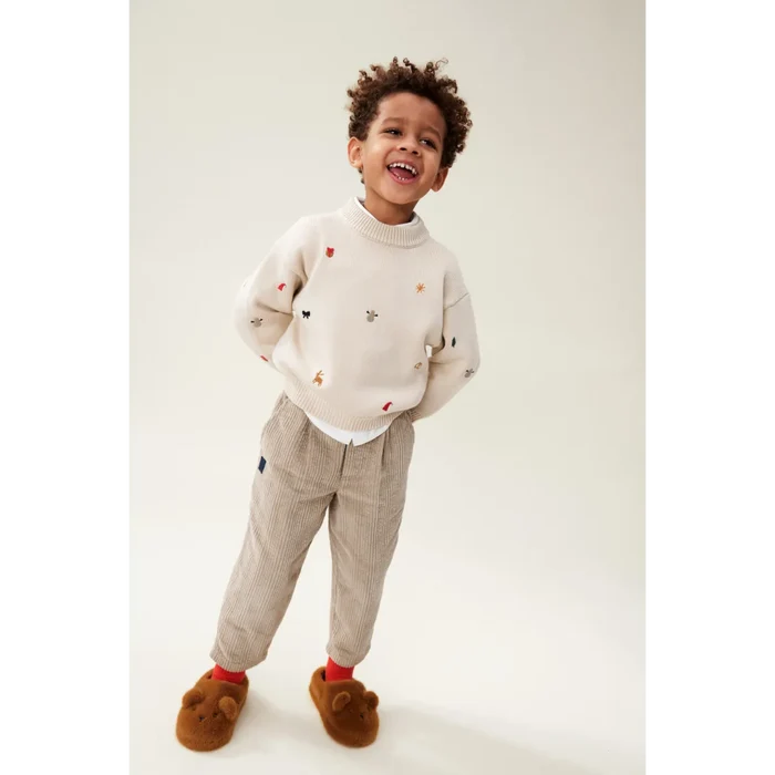 Liewood - Slippers - Aviaja - Bear/Golden Caramel - Lifestyle Cut 3