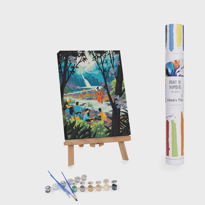 Spaceman in the Tropics - Paint By Numbers
