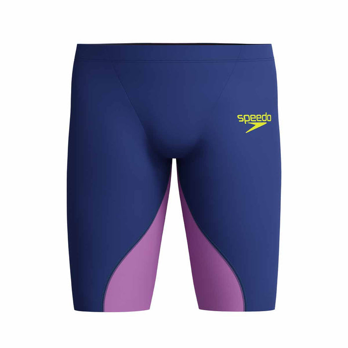 Speedo Boys Fastskin Junior LZR Ignite Navy and Purple Jammers for ages 7-8, swimming training and competitions