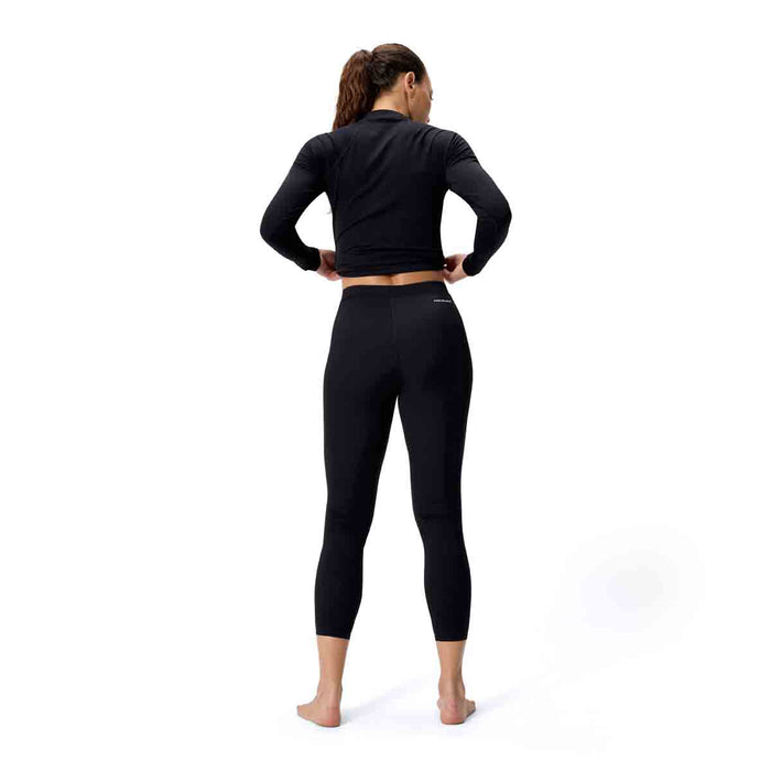 Speedo Women's Endurance+ swim legging in anthracite, female bottoms made for swimming and water activities.