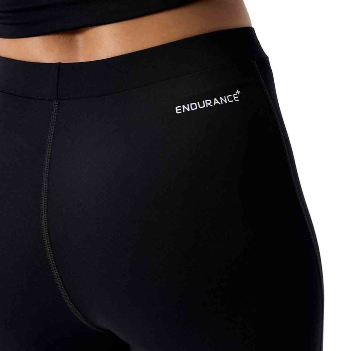Speedo Women's Endurance+ swim legging in anthracite, female athletic bottoms designed for swimming and active water sports.