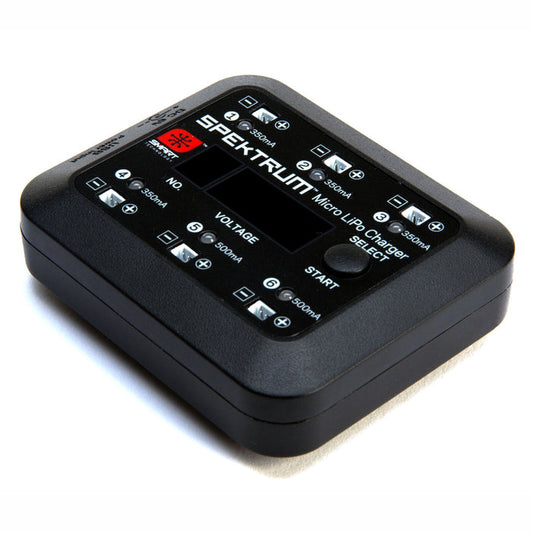 Spektrum Micro 6 Port DC/USB 1S LiPo Charger
