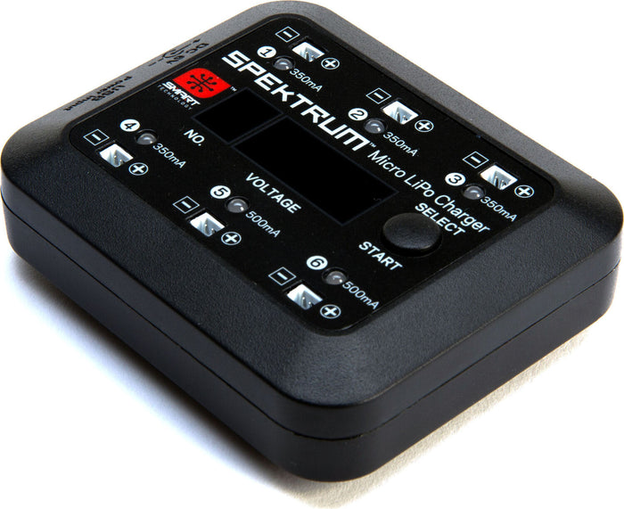 S63 Micro 6-port DC/USB 1S LiPo Smart Charger