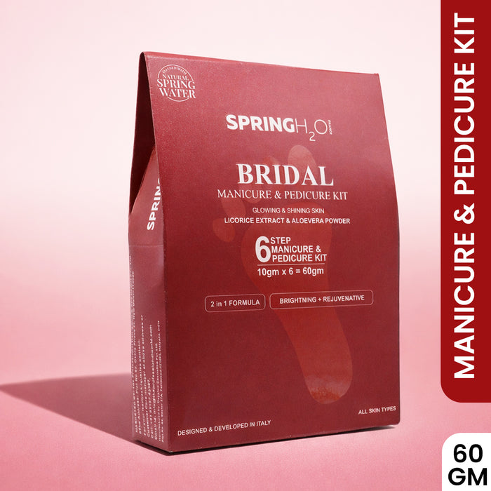 SPRING H2O Bridal Manicure & Pedicure Kit for Glowing and Shining Skin
