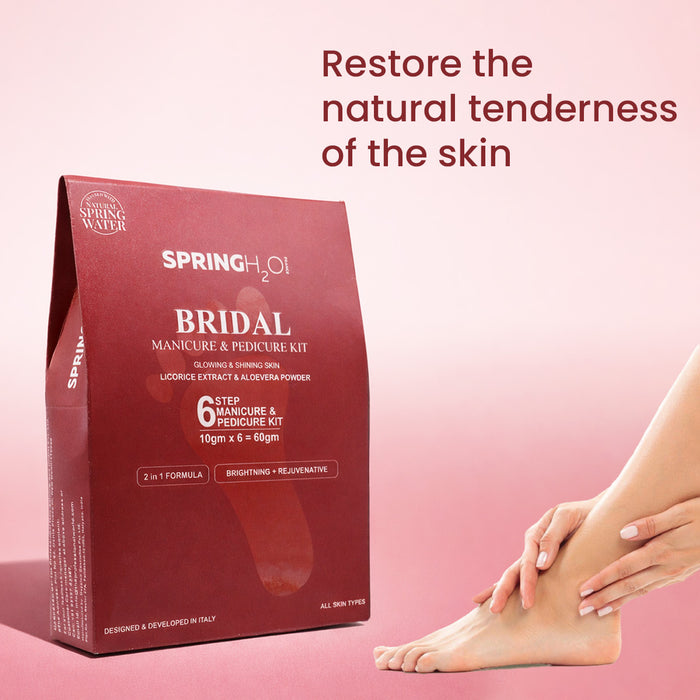 SPRING H2O Bridal Manicure & Pedicure Kit for Glowing and Shining Skin