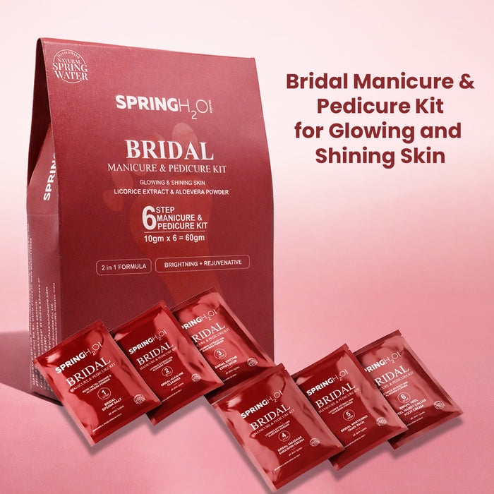 SPRING H2O Bridal Manicure & Pedicure Kit for Glowing and Shining Skin