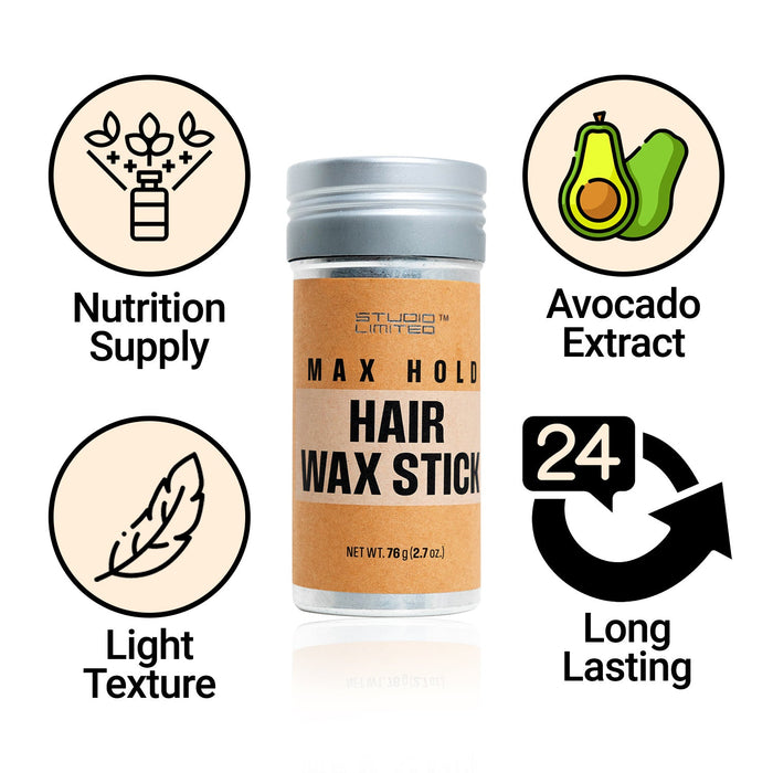 Studio Limited Hair Wax Stick Max Hold 2.7oz/ 76g - ikatehouse