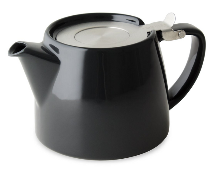 Stump Teapot with Stainless Steel Lid & Infuser 18 oz (color options)