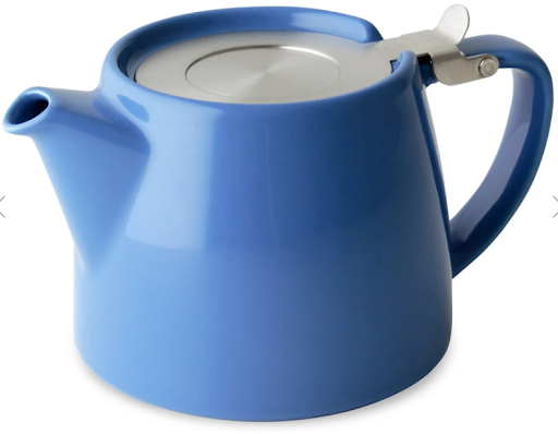 Stump Teapot with Stainless Steel Lid & Infuser 18 oz (color options)