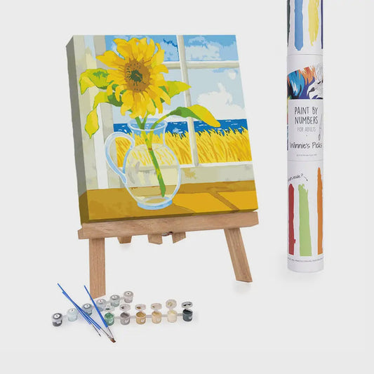 Sunflower At the Beach -  Paint By Numbers