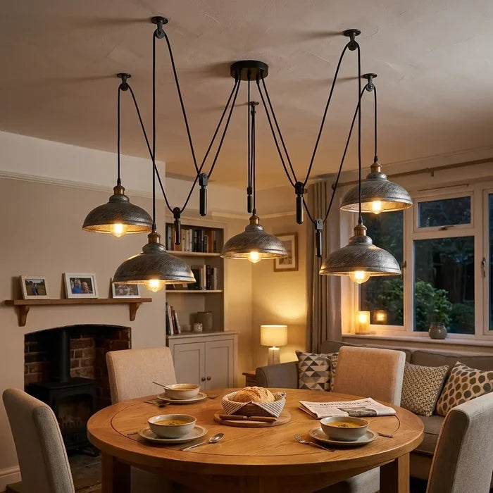 SWAGFLEX Multi-Light Industrial Spider Pendant ~6669