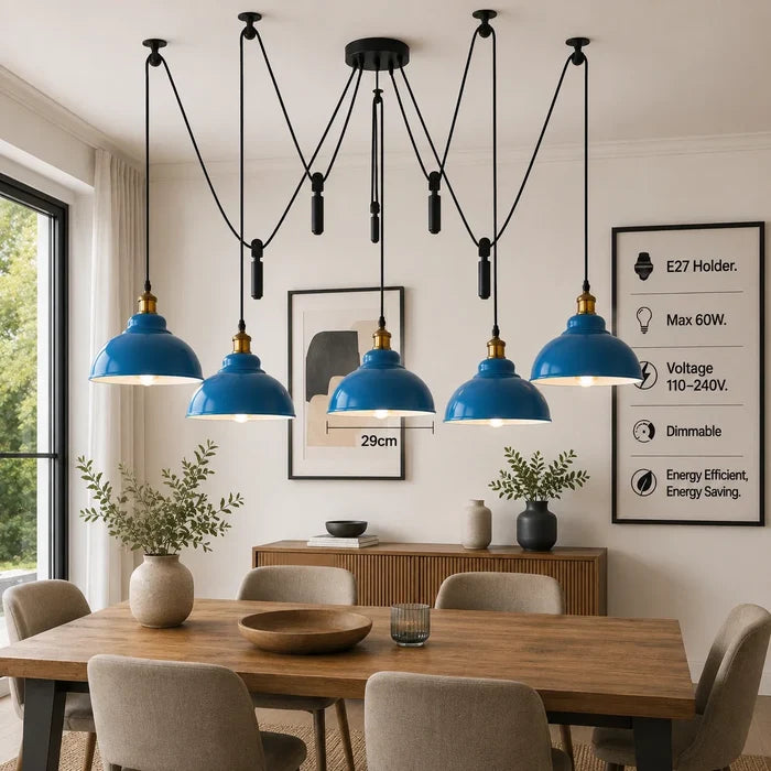 SWAGFLEX Multi-Light Industrial Spider Pendant ~6669