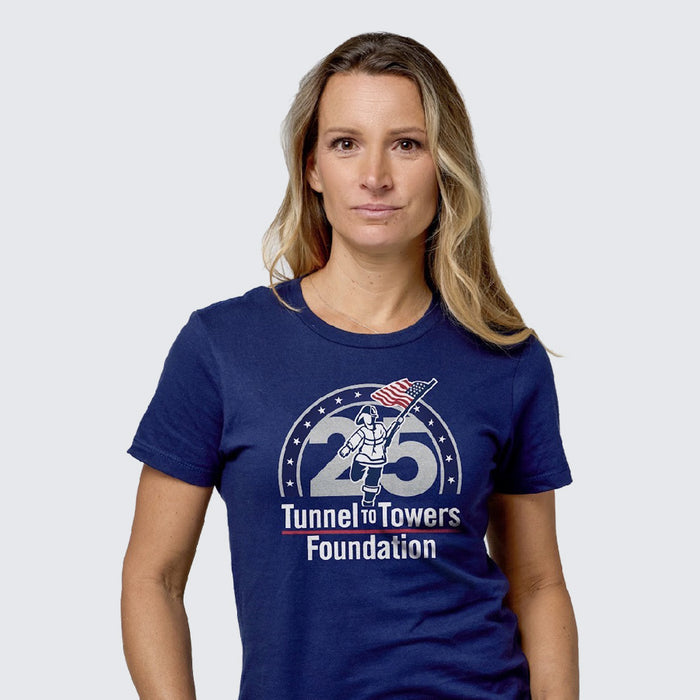 T2T 25th Anniversary Women's Logo Tee (Navy) NEW!